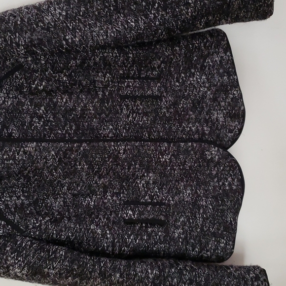 Sandro sportswear black & white tweed evening jacket, blazer, womens size medium - Picture 3 of 9